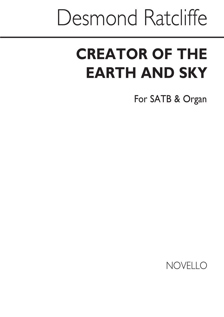 Creator Of The Earth And Sky for SATB Chorus